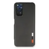 Xiaomi Redmi Note 11 Kılıf Loop Deri Silikon - Siyah