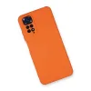 Xiaomi Redmi Note 11 Kılıf Nano İçi Kadife Silikon - Turuncu