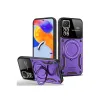 Xiaomi Redmi Note 11 Pro Kılıf Joy Lens Standlı Kapak - Mor