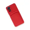 Xiaomi Redmi Note 11s Kılıf Kelvin Kartvizitli Silikon - Kırmızı