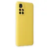 Xiaomi Redmi Note 11t Kılıf Nano İçi Kadife Silikon - Sarı