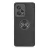 Xiaomi Redmi Note 12 5g Kılıf Montreal Yüzüklü Silikon Kapak - Siyah