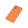 Xiaomi Redmi Note 12 Pro 4g Kılıf Nano İçi Kadife Silikon - Turuncu