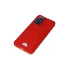Xiaomi Redmi Note 12s Kılıf Kelvin Kartvizitli Silikon - Kırmızı