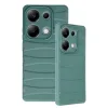 Xiaomi Redmi Note 13 Pro 4g Kılıf Bibercas Silikon Kapak - Koyu Yeşil