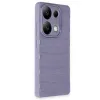 Xiaomi Redmi Note 13 Pro 4g Kılıf Bibercas Silikon Kapak - Lila