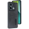 Xiaomi Redmi Note 13 Pro 4g Kılıf Sara Kartvizitli Deri Kılıf - Siyah