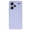 Xiaomi Redmi Note 13 Pro Plus Kılıf Nano İçi Kadife Silikon - Lila