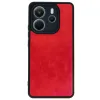 Xiaomi Redmi Note 14 4g Kılıf Aras Deri Kapak - Kırmızı
