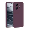 Xiaomi Redmi Note 14 4g Kılıf First Silikon - Mürdüm