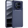 Xiaomi Redmi Note 14 Pro 4g Kılıf Auto Focus Karbon Kapak - Lacivert