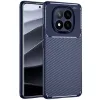 Xiaomi Redmi Note 14 Pro 5g Kılıf Auto Focus Karbon Kapak - Lacivert