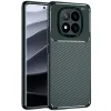 Xiaomi Redmi Note 14 Pro Plus Kılıf Auto Focus Karbon Kapak - Koyu Yeşil