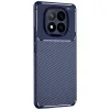 Xiaomi Redmi Note 14 Pro Plus Kılıf Auto Focus Karbon Kapak - Lacivert