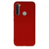 Xiaomi Redmi Note 8 Kılıf Nano İçi Kadife Silikon - Kırmızı