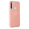 Xiaomi Redmi Note 8 Kılıf Nano İçi Kadife Silikon - Pudra