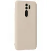 Xiaomi Redmi Note 8 Pro Kılıf First Silikon - Krem