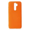 Xiaomi Redmi Note 8 Pro Kılıf Nano İçi Kadife Silikon - Turuncu
