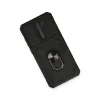 Xiaomi Redmi Note 8 Pro Kılıf Pars Lens Yüzüklü Silikon - Siyah