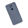 Xiaomi Redmi Note 9 Kılıf Nano İçi Kadife Silikon - Gri