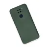 Xiaomi Redmi Note 9 Kılıf Nano İçi Kadife Silikon - Koyu Yeşil
