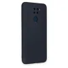 Xiaomi Redmi Note 9 Kılıf Nano İçi Kadife Silikon - Lacivert