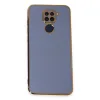 Xiaomi Redmi Note 9 Kılıf Volet Silikon - Mavi