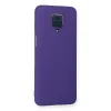 Xiaomi Redmi Note 9 Pro Kılıf Nano İçi Kadife Silikon - Mor