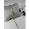    Zirkon Taşlı Pirinç Zirkon Bileklikler 17+2 Cm  - Kbl0339