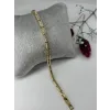    Zirkon Taşlı Pirinç Zirkon Bileklikler 17+2 Cm  - Kbl0321