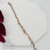 Rodyum+rose  Zirkon Taşlı Pirinç Bileklikler 17+3,5 Cm - Kbl0066