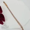 Rose  Zirkon Taşlı Pirinç Bileklikler 16+2,5 Cm - Kbl0049
