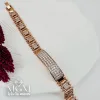Rose  Zirkon Taşlı Pirinç Bileklikler 19 Cm - Kbl0050