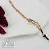 Rose  Zirkon Taşlı Pirinç Bileklikler 17+2 Cm - Kbl0072