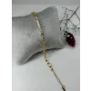    Zirkon Taşlı Pirinç Zirkon Bileklikler 17+3 Cm  - Kbl0323