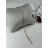    Zirkon Taşlı Pirinç Zirkon Bileklikler 17+2 Cm  - Kbl0305