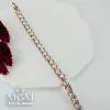 Rose  Zirkon Taşlı Pirinç Bileklikler 19 Cm - Kbl0043