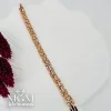 Rose  Zirkon Taşlı Pirinç Bileklikler 19 Cm - Kbl0040
