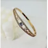 Zirkon Taşlı Pirinç  Xuping Bileklik 5.7 Mm - Kbl0205