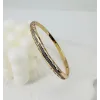 Zirkon Taşlı Pirinç  Xuping Bileklik 5.6 Mm - Kbl0204