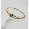 Zirkon Taşlı Pirinç  Xuping Bileklik 5.7 Mm - Kbl0201