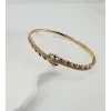 Zirkon Taşlı Pirinç  Xuping Bileklik 5.9 Mm - Kbl0199
