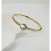 Zirkon Taşlı Pirinç  Xuping Bileklik 5.7 Mm - Kbl0209