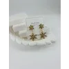 Zirkon Taşlı Pirinç Zirkon Küpe - Kp00311