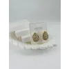 Zirkon Taşlı Pirinç Zirkon Küpe - Kp00340