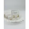 Zirkon Taşlı Pirinç Zirkon Küpe - Kp00347