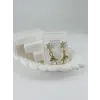 Zirkon Taşlı Pirinç Zirkon Küpe - Kp00362