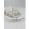 Zirkon Taşlı Pirinç Zirkon Küpe - Kp00348