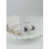 Rodyum Zirkon Taşlı Pirinç Zirkon Küpe - Kp00307