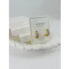Zirkon Taşlı Pirinç Zirkon Küpe - Kp00332